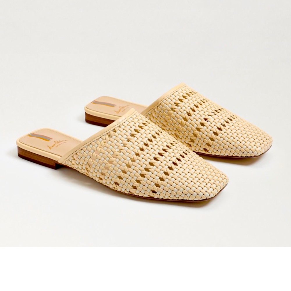 Sam Edelman Leona Mules NWT NIB Size 8 Eggshell,